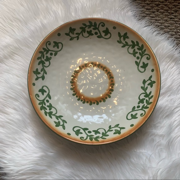 Lidia Other - Lidia Pasta Serving Bowl Dish Green White Ivy